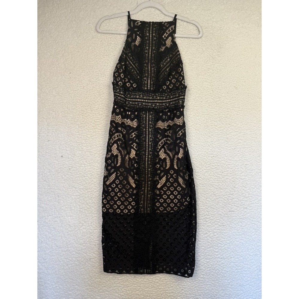 Lace Sheath Sleeveless Midi Dress Whimsygoth Fairy Grunge Feminine‎ Indie Sleeze - Picture 2 of 9